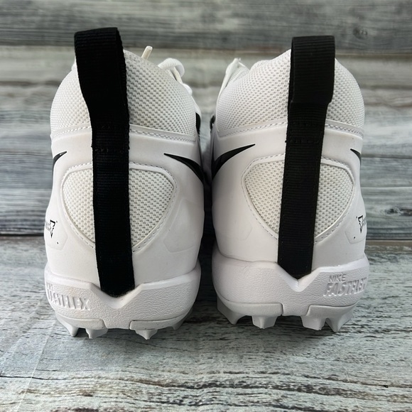 Men’s Nike Alpha Menace White/Black Alpha Cleats Size 11.5 - Picture 3 of 14